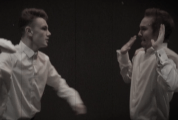 Video still of a Custard pie fight