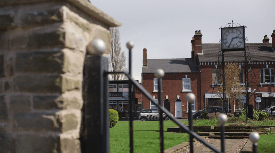 Shot of the Pat Collins memorial clock 2016 in the Promenade Gardens